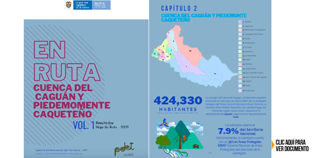 ebook en ruta Cuenca del Caguán y Piedemonte Caqueteño PDET