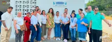Comunidades y funcionarios ART en entrega de caseta comunal