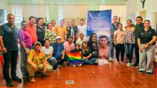 Funcionarios de la ART con integrantes de las Mesas Comunitarias de Catatumbo