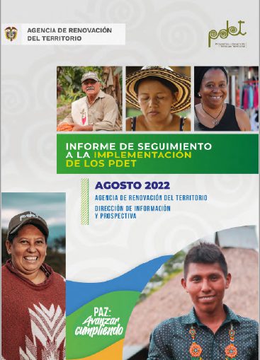 Informe de seguimiento a la implementación de los PDET 