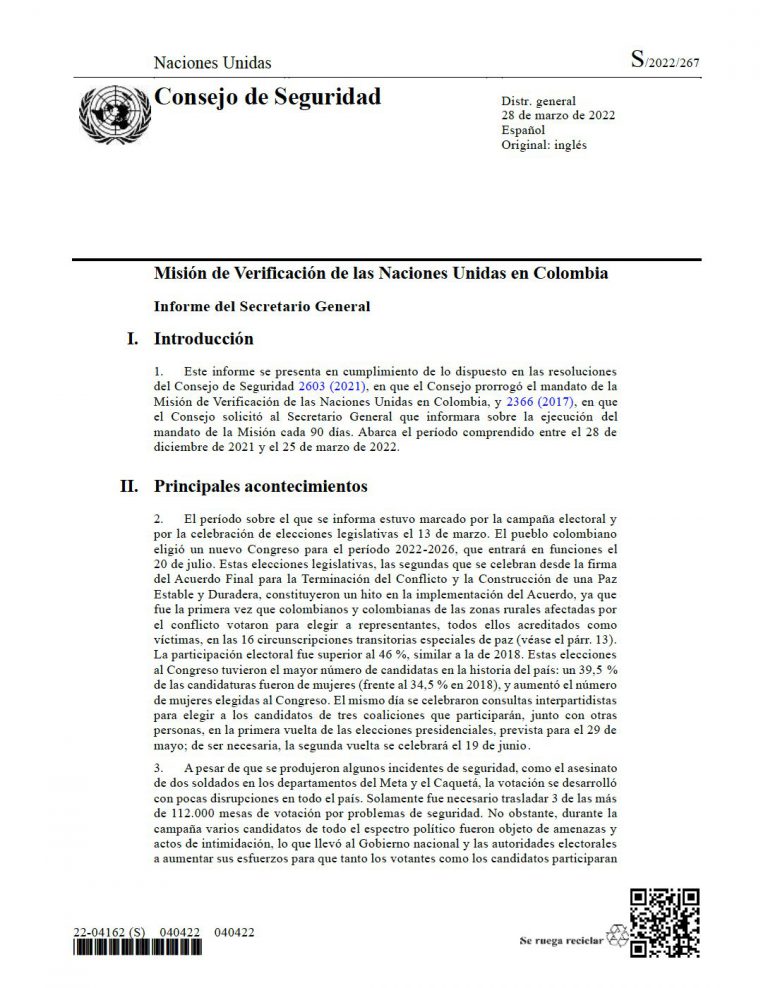 Portada del documento