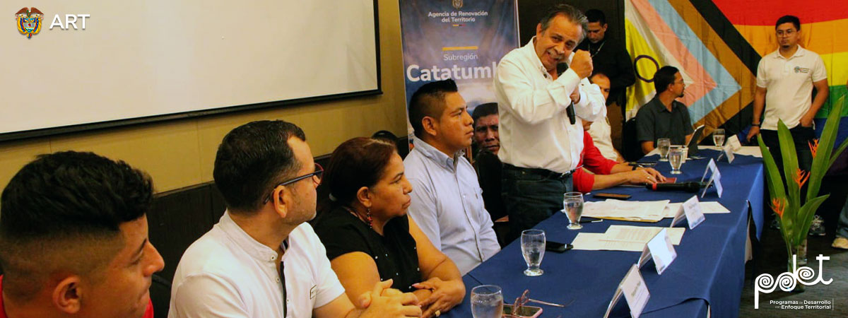 Director de la ART y comunidades de Catatumbo en actualización de PATR