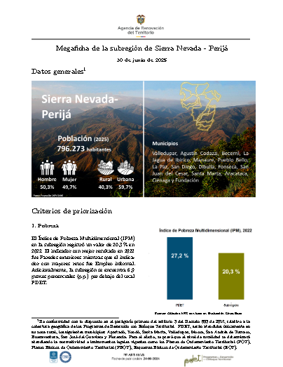 Sierra Nevada – Informe de Implementación 2025