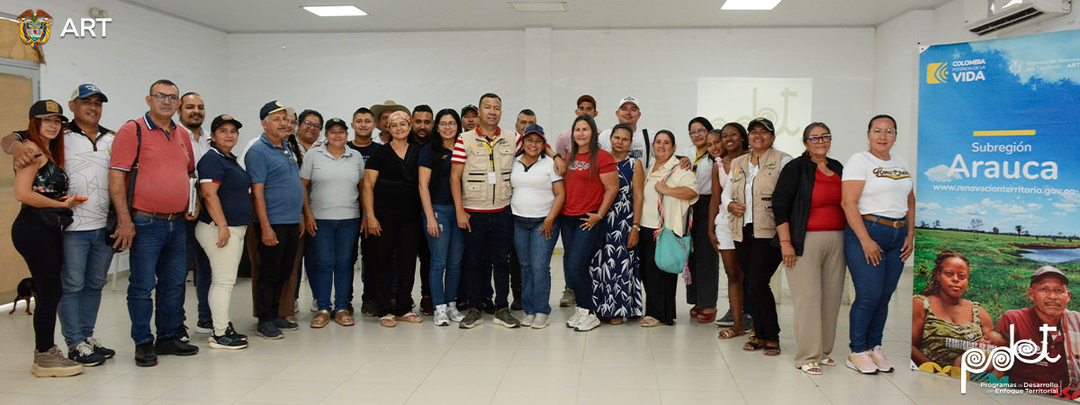 Integrantes de mesa comunitaria de la subregión de Arauca