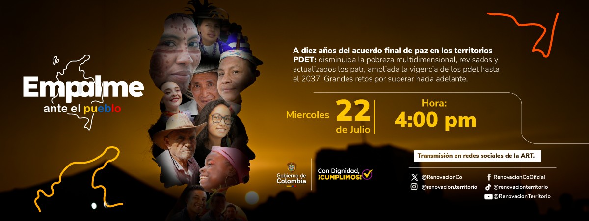 Invitación a presentación de informe de empalme