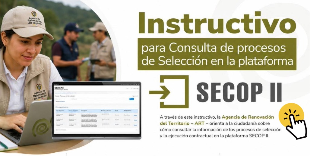 Enlace al instructivo de consulta de procesos de contratación en el SECOP
