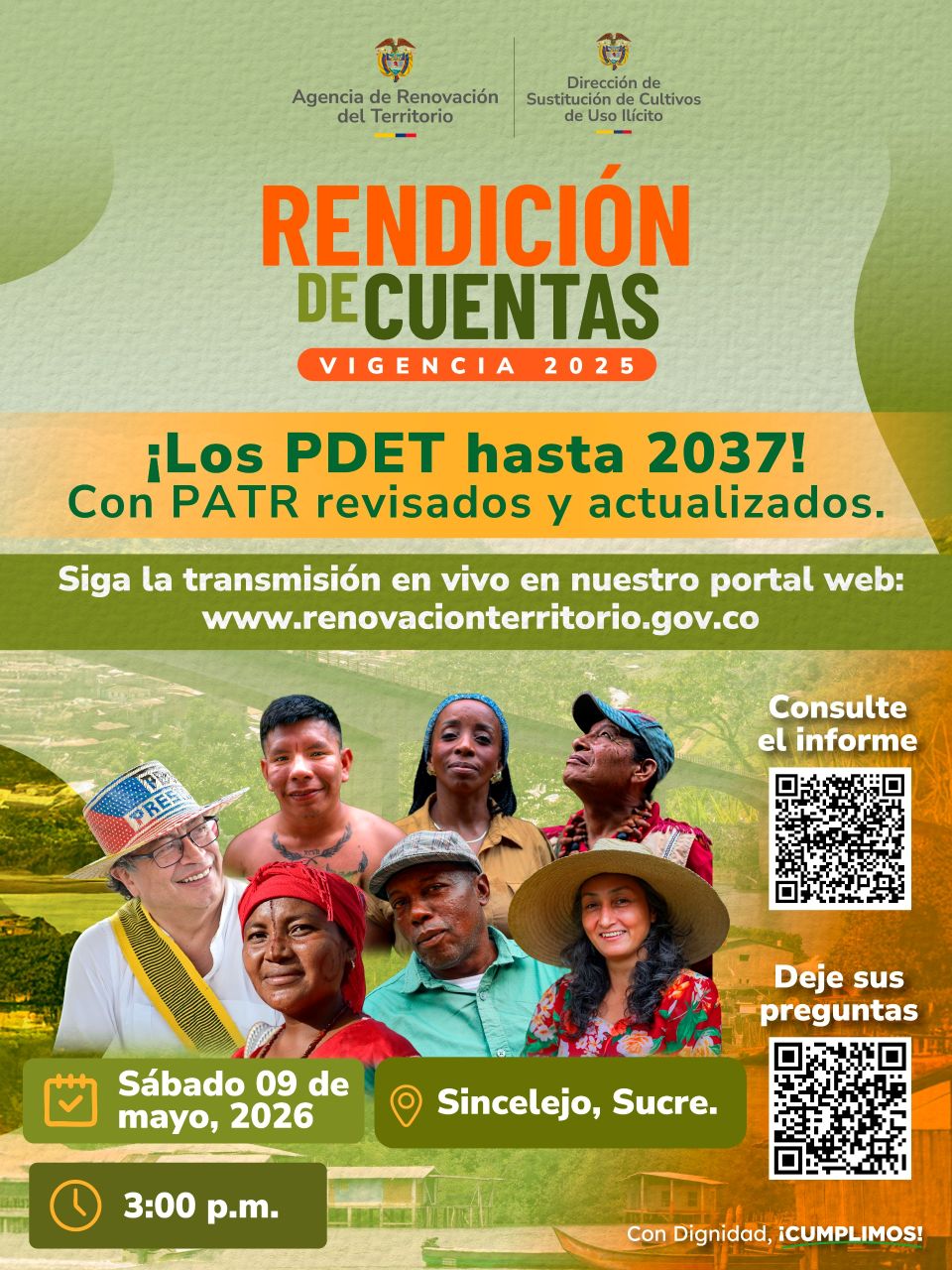Rendición de Cuentas 2025 - Sábado 9 de mayo de 2026