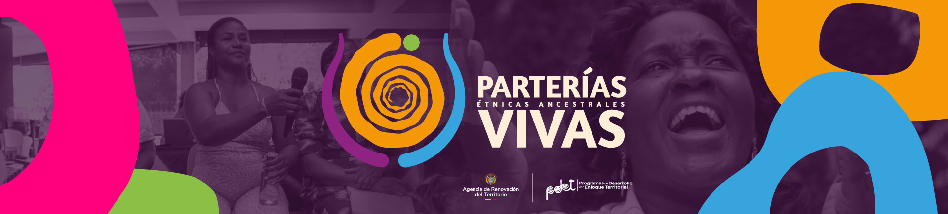 Banner con el logo de Parterías Vivas