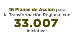 16 PATR con 33.007 iniciativas