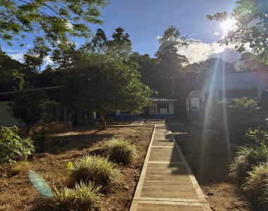 Camino hacia la Escuela La Holanda