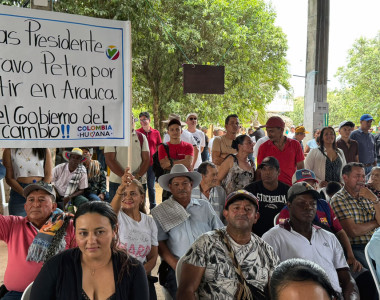El Gobierno del Cambio pavimentará 12.5 Km del corredor vial Guamalito – Aguachica, en el municipio PDET de Arauquita
