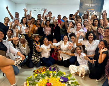 Mujeres de Córdoba participando en el encuentro subregional de mujer y género