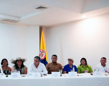 Directivos de la ART en la actualización de los PATR en Montes de María