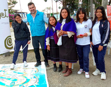 Comunidades del Cauca participando en la iniciativa Conexión PDET