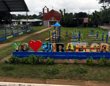 Letrero de Yo amo Miraflores