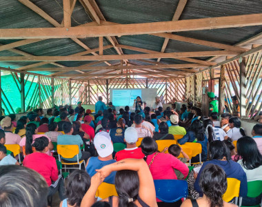 Comunidades indígenas Barí en socialización del proyecto