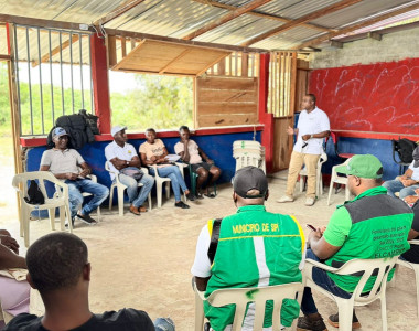 Comunidad de Sipí en socialización de la entrega