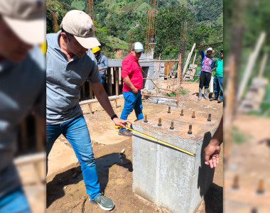 San Pedro tendrá nuevo polideportivo cubierto: ART y Alcaldía verifican avances de la obra para el resguardo Nasa Wesx