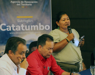 Director de la ART y comunidades de Catatumbo en actualización de PATR