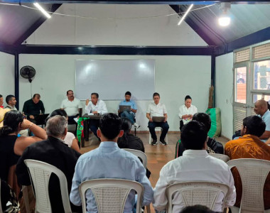 Director de la ART y comunidades de Chaparral en actualización del PATR