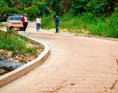 Placahuella construida en el municipio de San Pablo