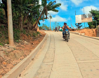 Vía en Convención, Norte de Santander 