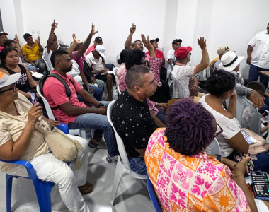 Comunidades de San José de Uré en socialización del proyecto