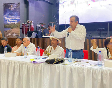 Director de la ART hablando en la actualización del PATR