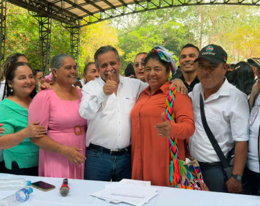 Director de la ART le habla a la comunidad en el PATR de Arauca