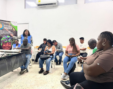 Comunidades de Pacífico Medio en socialización 