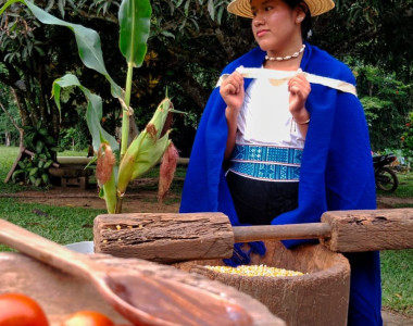 Mujer indígena Nasa