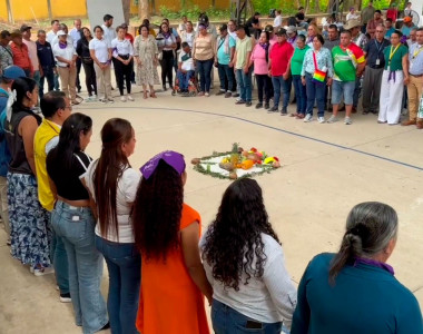 Comunidades PDET participando en mesas comunitarias