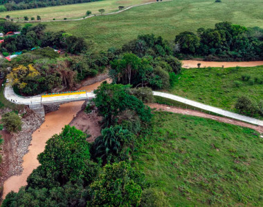 Puente construido en Chaparral, Tolima