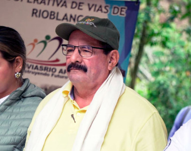 Coordinador de la ART en Sur de Tolima en inauguración del puente