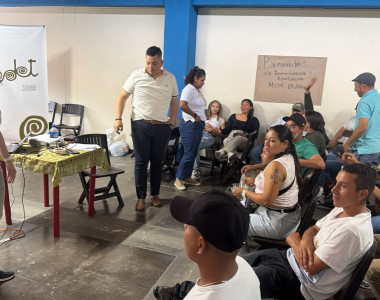 Integrantes de mesa comunitaria de la subregión de Bajo Cauca y Nordeste Antioqueño