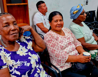 Parteras de Pacífico Medio en cierre del proyecto