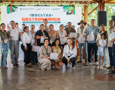 Participantes de la Muestra Gastronómica de Putumayo