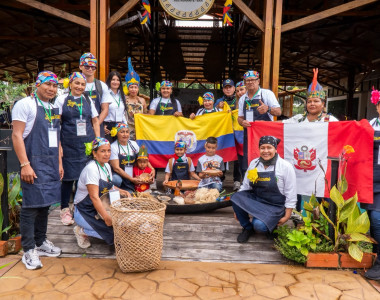 Participantes de la Muestra Gastronómica de Putumayo