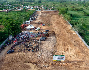Terreno donde se construirá el hospital
