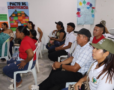 Integrantes de la mesa comunitaria de Nechí