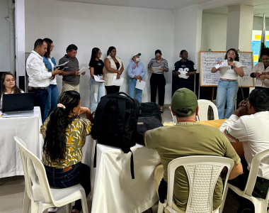 Integrantes de Mesa comunitaria de Bajo Cauca, Norte y Nordeste Antioqueño