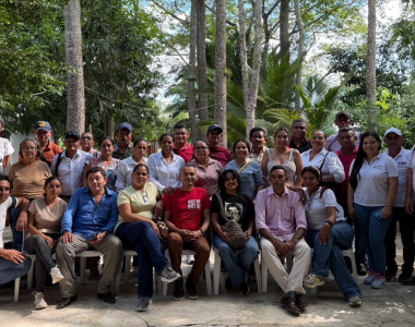 Integrantes de mesas comunitarias de la subregión de Montes de María