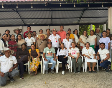 Integrantes de mesas comunitarias de la subregión de Montes de María