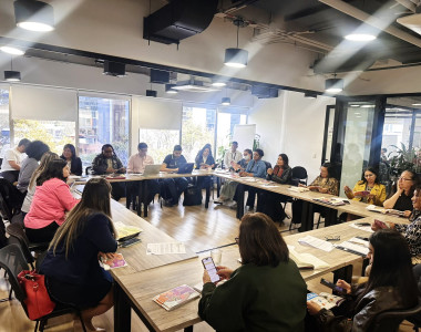 Delegados de la ART y UNFPA en cierre de Convenio de Parterías Vivas