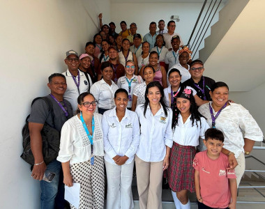 Funcionarios de la ART y trabajadores de sedes educativas de municipios de Montes de María
