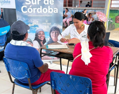 Comunidades de Puerto Libertador en jornada de acompañamiento