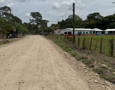 Vía que se va a intervenir en Tame, Arauca