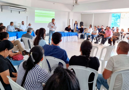 Director de la ART presentado ante la comunidad el avance de la construcción de la Universidad del Catatumbo