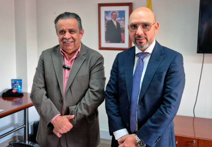 Director de la ART junto al gobernador de Putumayo