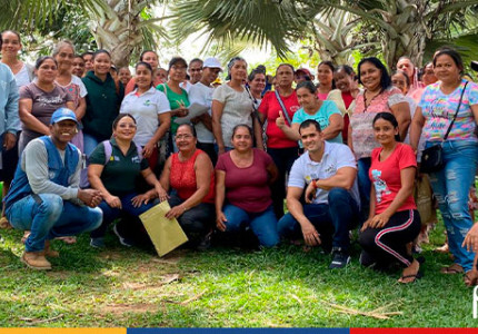 La ART impulsa la autonomía alimentaria y económica de 346 mujeres rurales de Tierralta